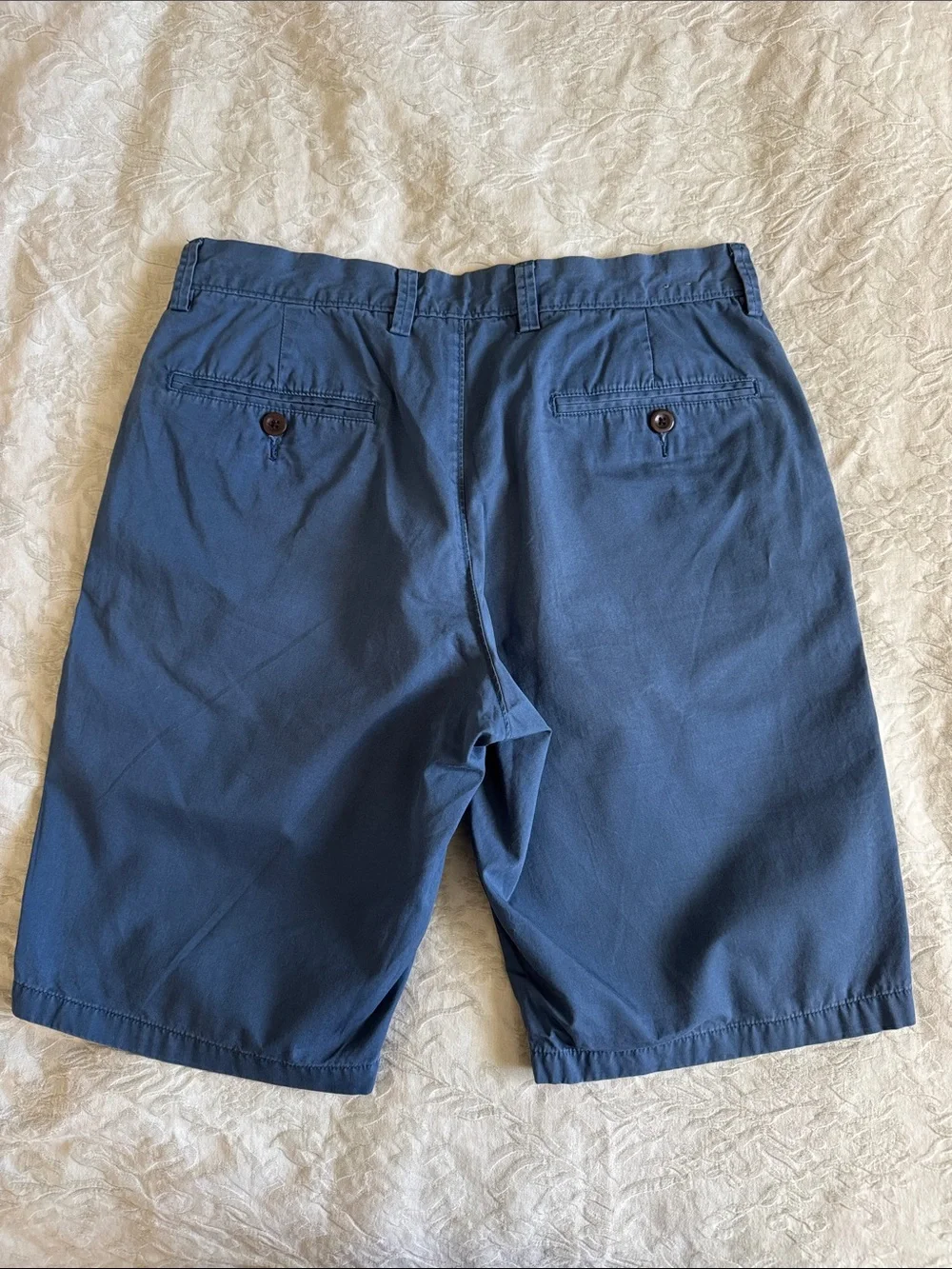 J. Crew Men’s Flat Front Chino Shorts - Navy Blue